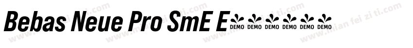 Bebas Neue Pro SmE E字体转换